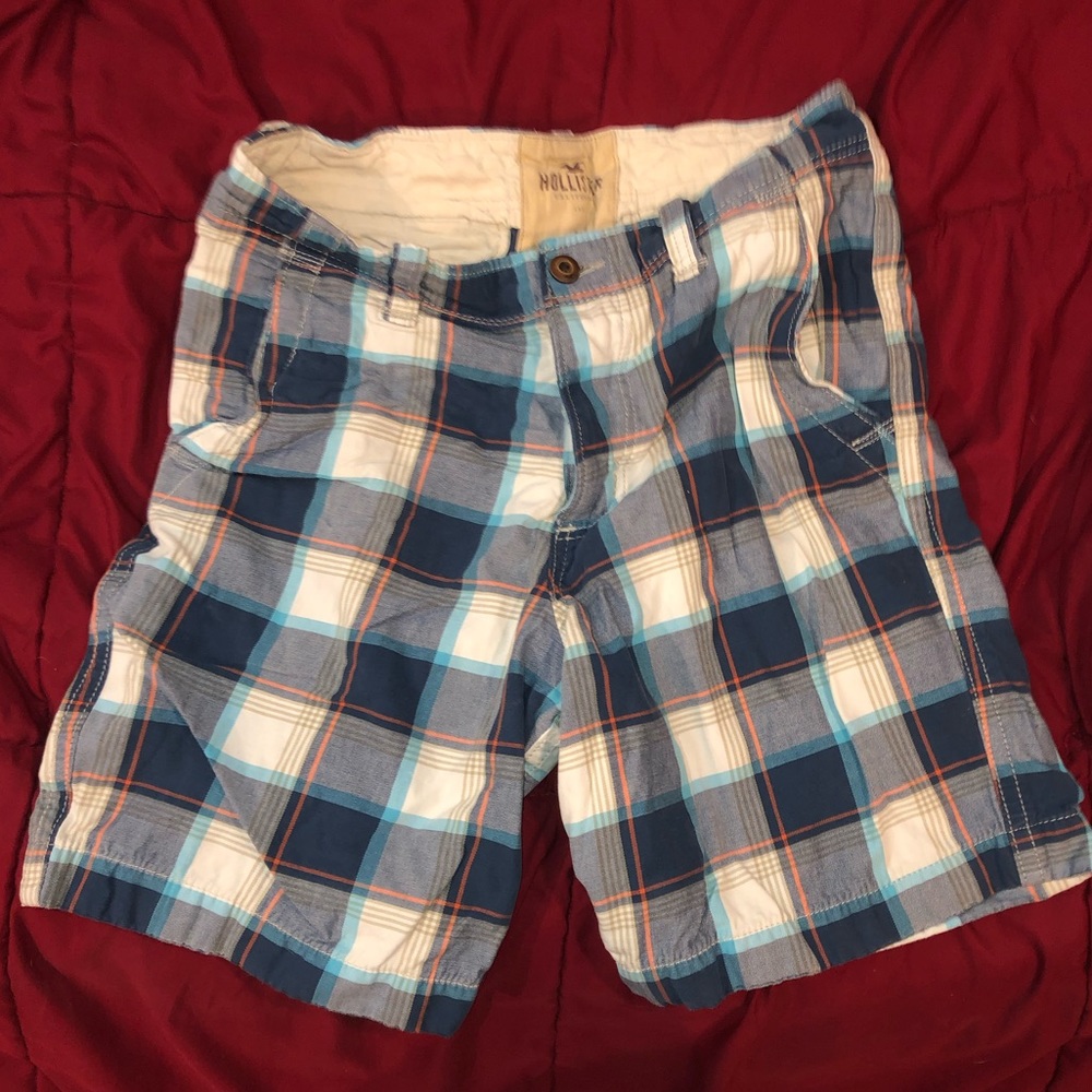 Plaid A&F Shorts